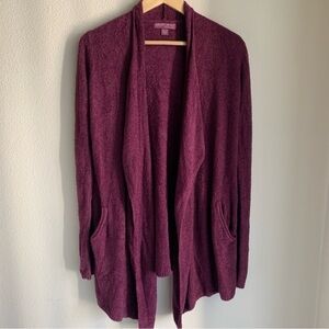 Barefoot Dreams Wine Colored Cardigan Size XXS/XS